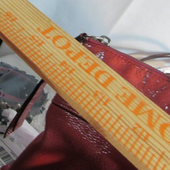 COACH F18900 LAURA PATENT LEATHER TOTE 13 X 14, CORAL PINK - Picture 12 of 13